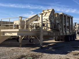 Portable Hazemag APSE1313 Impact Crushing Plant