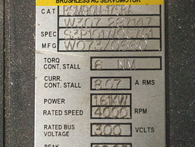 Motor Baldor Servo sin Escobilla de 2 hp