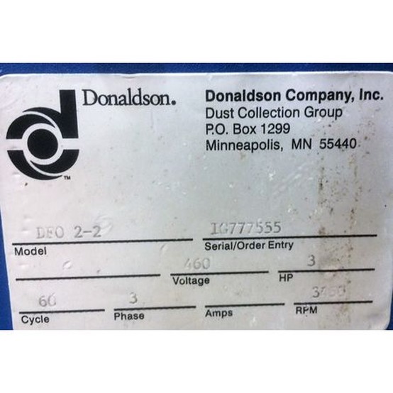 Donaldson Dust Collector Supplier Worldwide | Used Donaldson Torit DFO