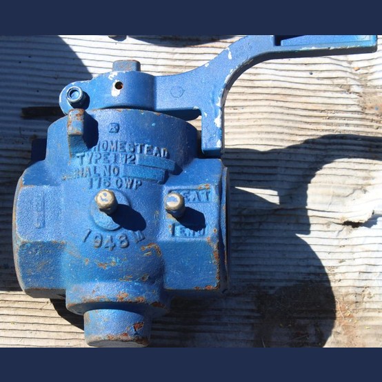 Homestead Plug Valve Supplier, Used Homestead 2.5 in. Plug Valve For Sale