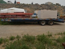 Big Tex 8.6 X 32 Flat Deck Trailer With Beaver 