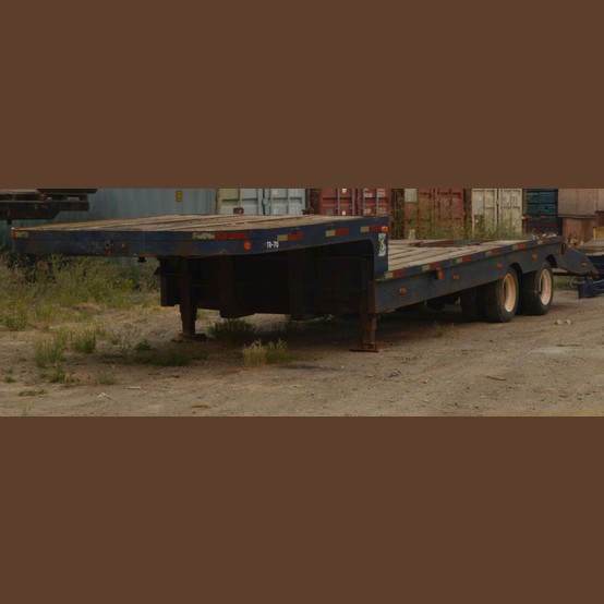 Step Deck Trailer With Beaver Tail Supplier Used 8.6 X 33.6 ft long