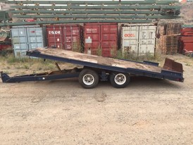 Miller 8.5 ft wide X 21 ft long Tilt Deck Trailer