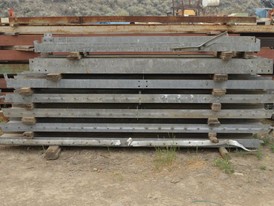 8 in. x 5 in. Galvanized Steel H Beam