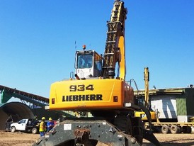 Manipulador de materiales Liebherr A 934 2012