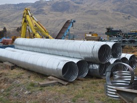 New 24 in. Galvanized Steel Culvert 