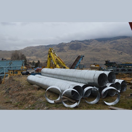 New 24 in. Galvanized Steel Culvert for sale used