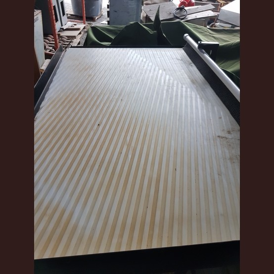 GMS 3 ft. x 5 ft. Gold Shaker Table for sale Used GMS 3 ft. x 5 ft