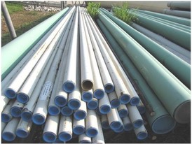 Unused 1.5 in. Steel Pipe