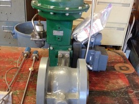 Fisher Controls Actuator with 4 inch Valve 