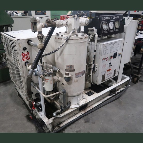 Gardner Denver 215 CFM Air Compressor for sale used Gardner Denver