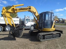 1994 Komatsu PC75UU-2 Mini Excavator 