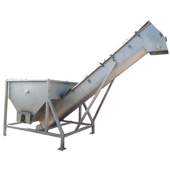 Savona Equipment Supplies RMF Stainless Steel Incline Screw Conveyor