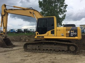 Exacavadora Komatsu PC200LC8 del 2008