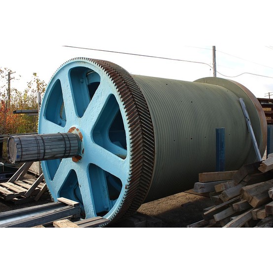 Savona Equipment Supplies 7 ft. x 11 ft. Single Drum Service Hoist