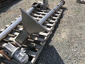 6 in. x 9.5 ft. Stainless Screw Conveyor