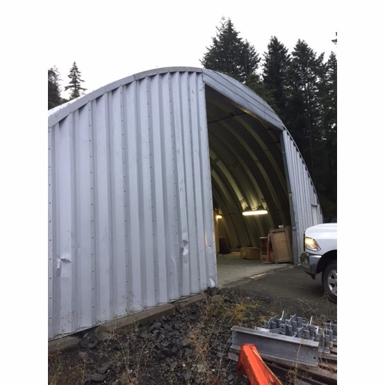 40 ft. x 100 ft. Steel Quonset Hut