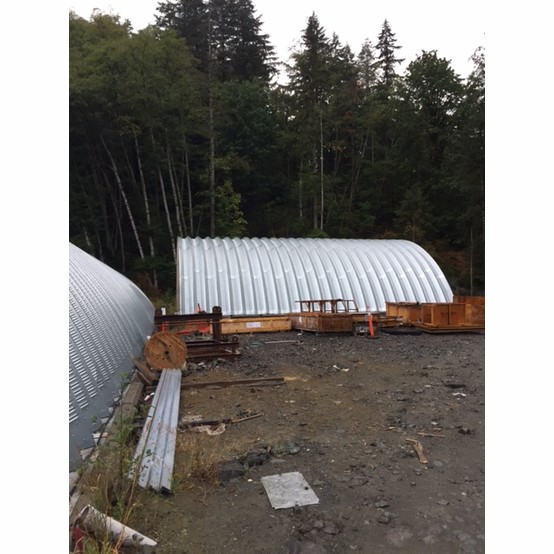 40 ft. x 25 ft. Steel Quonset Hut