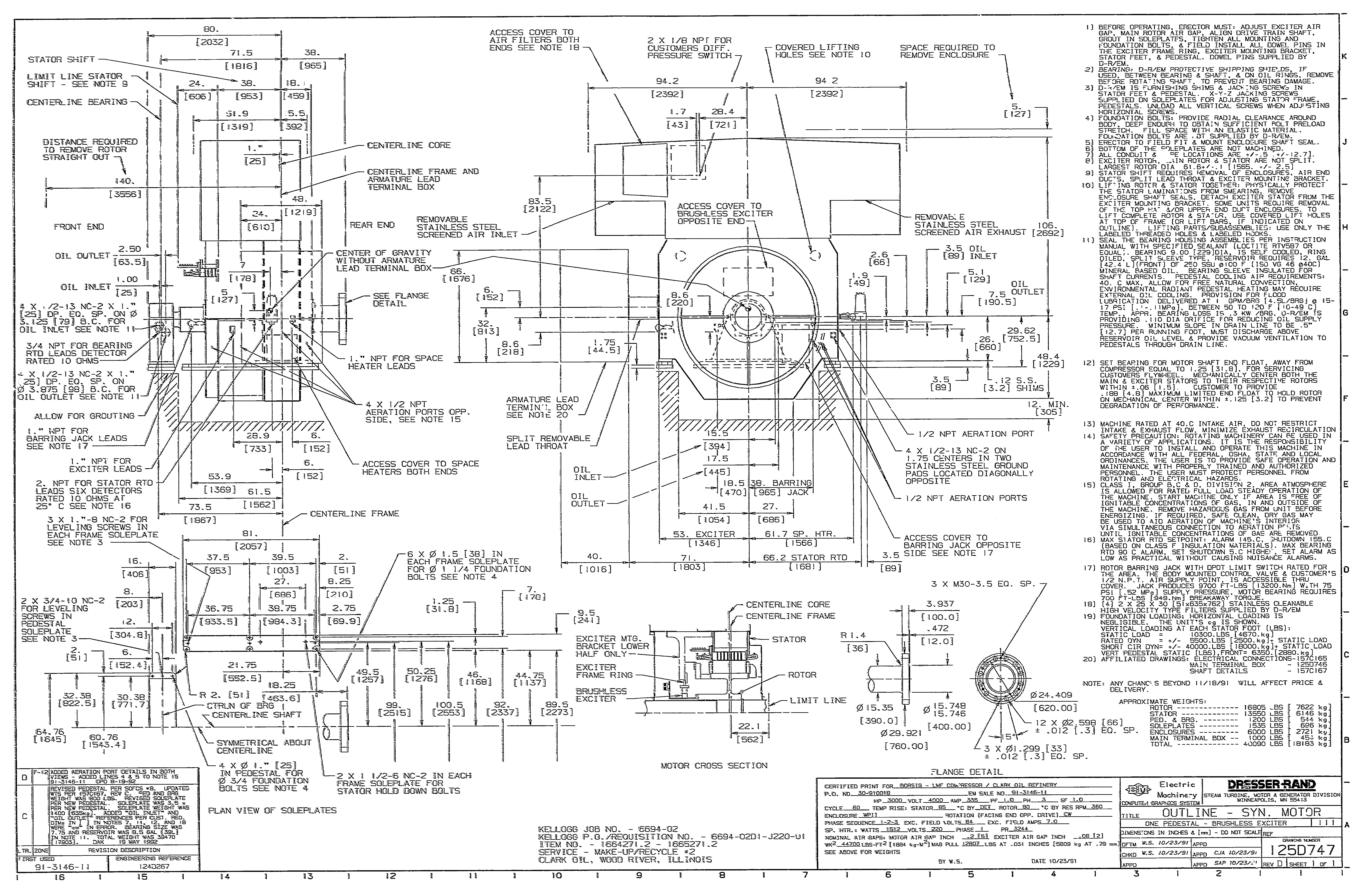 3000 hp spec-oem-drawing