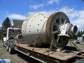 Hardinge Conical 8ft. x 22in. Ball Mill