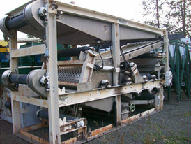 Eimco Wastewater Belt Filter Press. 44 in. wide x 15 ft. Long. Hydraulic Drive.