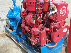 Used Detroit Diesel Fire Pump. 5 x 4 x 16 in. Impeller. 250 GPM. 100 PSI.