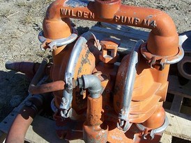 Used Wilden Diaphragm Pump. 1.25 in. x 1.5 in. Model: M-4