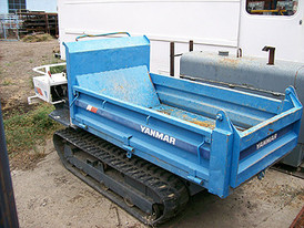 Yanmar model C10R crawler carrier.  Mounted on rubber tread undercarriage.