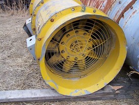 Used Trimetal Electric Ventilation Fans. 24 in. dia., 20hp, 230/460 volt, 3450 rpm.