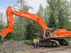 Used Hitachi EX700 Excavator. New Motor. Located in British Columbia, Canada.