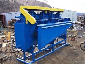 Bank of 4 Denver #12 DR Flotation cells. Units supplied refurbished and shipped to Northern Canada.