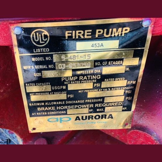 Aurora Fire Pump System