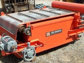 Used Eriez Self Cleaning Belt Magnet. SE Series. Model: SE 7610. 48 in. wide belt. 2 HP Drive Motor.