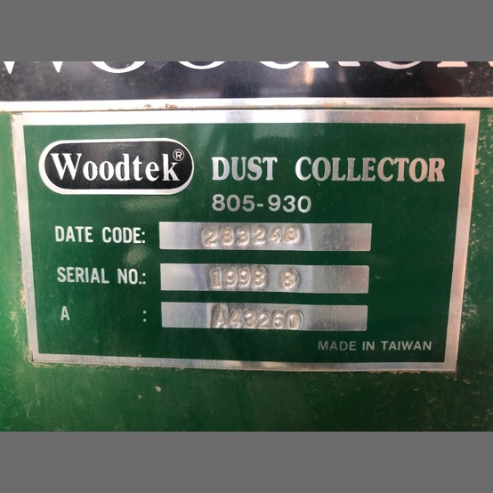 Woodtek 805930 Dust Collector