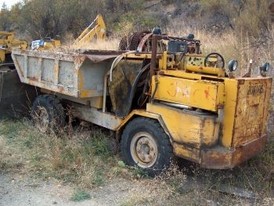 Used Underground Trucks. 4 Ton.  Ford Diesel Engines.