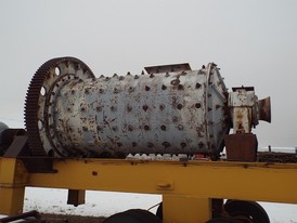 Used Allis Chalmers Ball Mill Available. 5 ft. dia. x 10 ft. Long. Steel Wave Style Liners. Belt Drive Pinion Shaft. Straight Cut Bull & Pinion Gear. 150 HP Electric Motor.