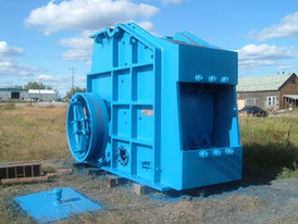 Like New Kue-Ken Jaw Crusher. 36 in. x 48 in. Double toggle . 125 HP, 575 Volt Electric Motor.