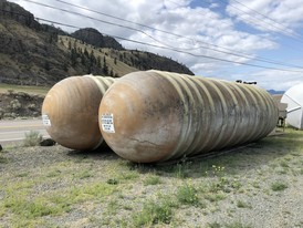 10,800 Gallon Fiberglass Storage Tanks