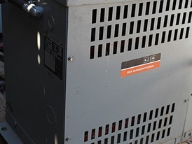 30 KVA 600 Delta - 240Y/139 Volt - 3 Phase Rex Transformer For Sale