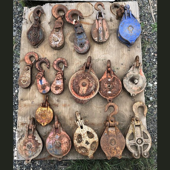 3 in. to 10 in. sheave/hook blocks