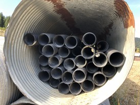 8 in. Corrugated Plastic Culvert