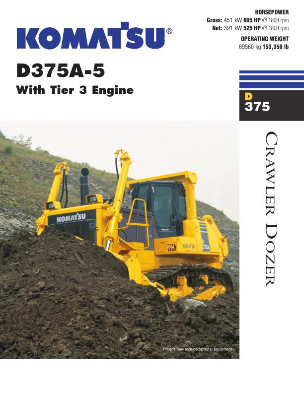 Komatsu D375A-5 Dozer