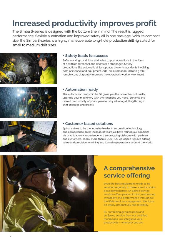 2012 Epiroc Atlas Copco Simba S7D Long-hole Production Drill Rig