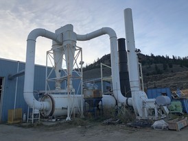 Rotary Drum Dryer System Complete with Burner