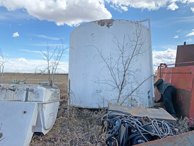 11,000 Gallon Fiberglass Vertical Tank