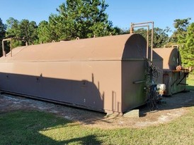 10,000 Gallon Skid Mounted Fuel Tank