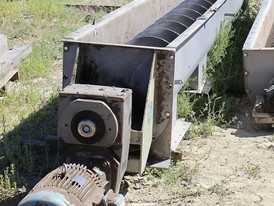 20” dia. x 40’ long stainless steel auger and trough for sale