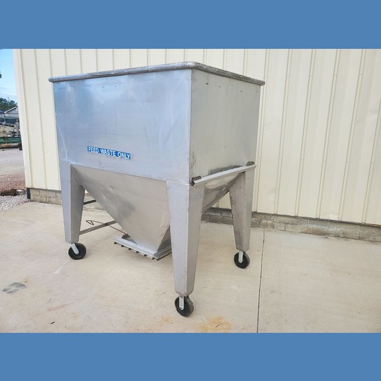 Tolva de Acero Inoxidable 80 ft.³ Portátil