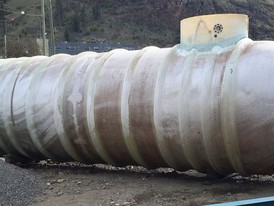 8000 Gallon Fibreglass Tank