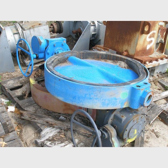 Used 36 in. butter fly valve for sale | Used actuating butterfly valve